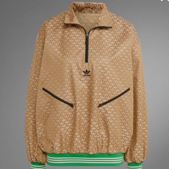 NWT Adidas originals windbreaker 70s half zip Jacket - Picture 2 of 6